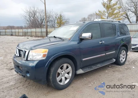 2014 Nissan Armada Sl z USA, uszkodzony, nr VIN 5N1BA0ND4EN600673